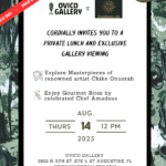 Private Lunch and exclusive gallery viewing and exclusive gallery viewing