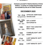 December at Ovico Gallery : Holiday Market of African Elegance & Festive Events at Ovico